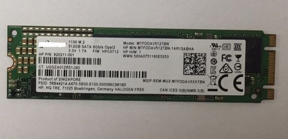 China Chip de memoria del SSD de MTFDDAV512TBN-1AR15ABHA, unidad de disco duro externa del SSD 1100 512gb proveedor