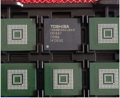 China Microprocesador de memoria Flash de THGBM5G5A1JBA1R, almacenamiento original de memoria Flash de BGA-153 4gb NAND nuevo fábrica