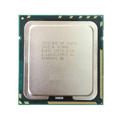 China Escondrijo quad-core del procesador el 12M del servidor de Xeon E5640 SLBVC hasta 2,66 gigahertz de la alta capacidad fábrica