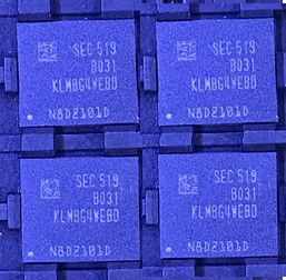 China FLASH BGA GEN6 de IC del chip de memoria de KLMBG4WEBD-B031 32B EMMC para el almacenamiento móvil fábrica