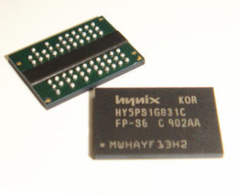 China Microprocesador de memoria Flash móvil de la COPITA de HY5PS1G831CFP-S6 RDA 128MX8 0.4ns Cmos PBGA60 fábrica